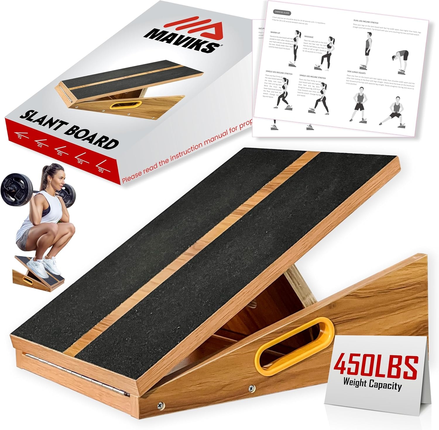 Adjustable Calf Stretcher Slant Board